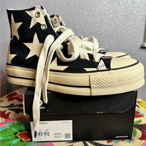 Converse Black and White High-Tops